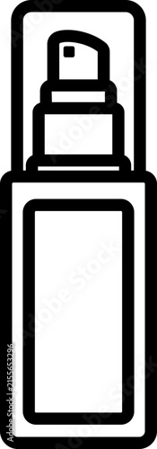 Foundation Bottle Line Icon