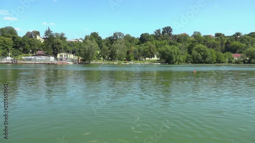 River water pollution during hot summer periods. Adverse epidemiological conditions. Environmental and sanitary monitoring concept.