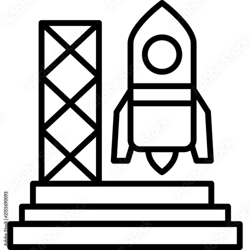 Quadro su tela Launch Pad Icon