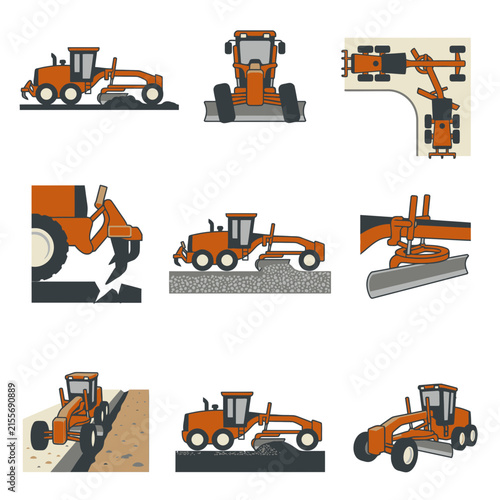 Road Construction Machinery in Action