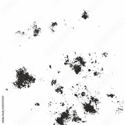 Black and White Distressed Grunge Texture Overlay with Fine Speckles and Scratches.Abstract distressed grunge texture featuring fine speckles,scattered ink marks,subtle scratches and weathered.