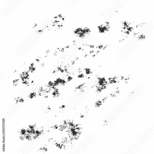 Black and White Distressed Grunge Texture Overlay with Fine Speckles and Scratches.Abstract distressed grunge texture featuring fine speckles,scattered ink marks,subtle scratches and weathered.