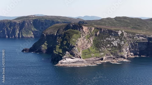 Aerial view of Horn Head in County Donegal, Ireland