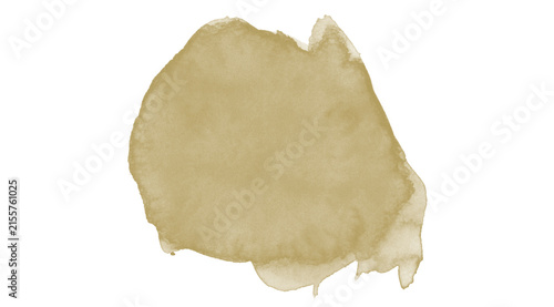 Foto Coffee Brush Set – Watercolor Coffee Stains, Tea Splatter & Brown Ink Paint Text
