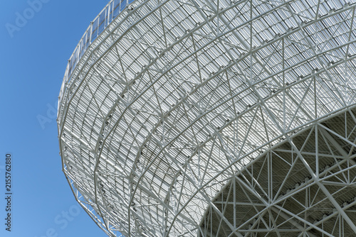 Effelsberg radio telescope observing the cosmos