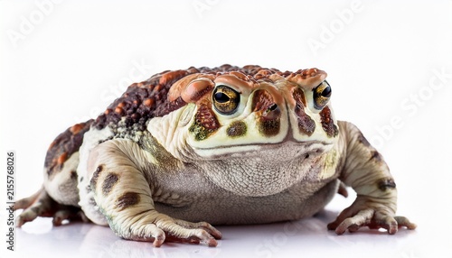 isolated beautiful garlic toad