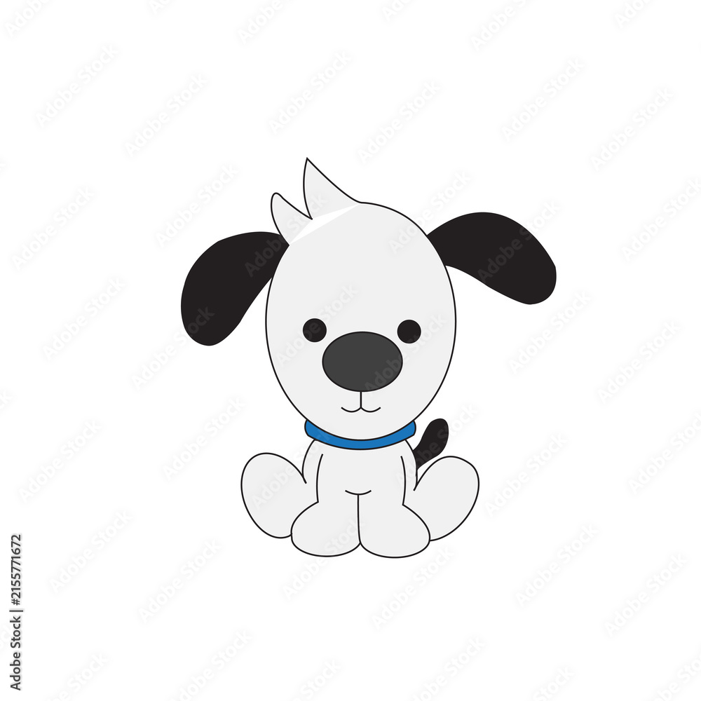 Obraz premium cute illustration puppy