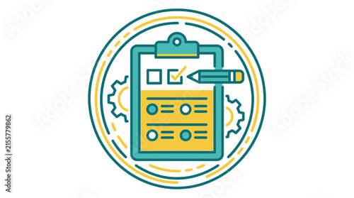 Clipboard Checklist Task Management Icon
