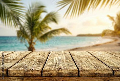 Tropical Coast With Peaceful Vibes, Serene Seaside Table Surrounded By Nature