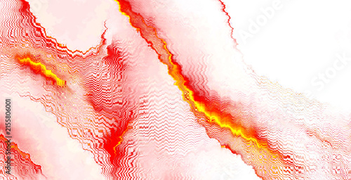 Vibrant Red Orange Fluid Ink Texture with Organic Flow and Marbled Details, Transparent PNG Abstract Overlay