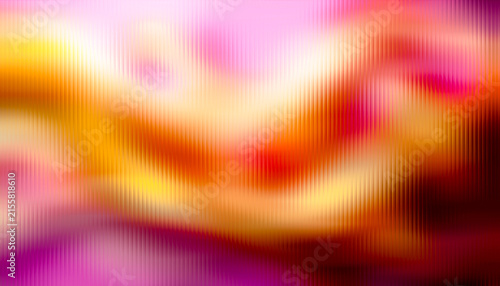 Abstract Golden Pink Fluted Fractal Glass Texture Background