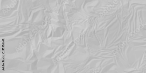 Abstract white crumpled paper texture background wrinkled paper surface with soft shadows and highlights