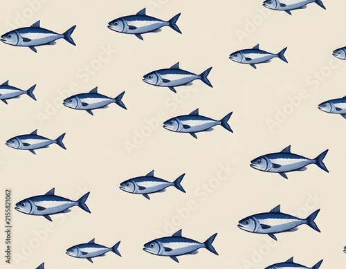 Sardine and Cobalt Cabana Stripe Nautical Pattern for fashion, accessories, swimwear, wrapping paper
