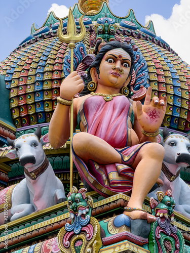 temple Sri Mariamman à Singapour