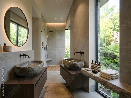 modern bathroom interior