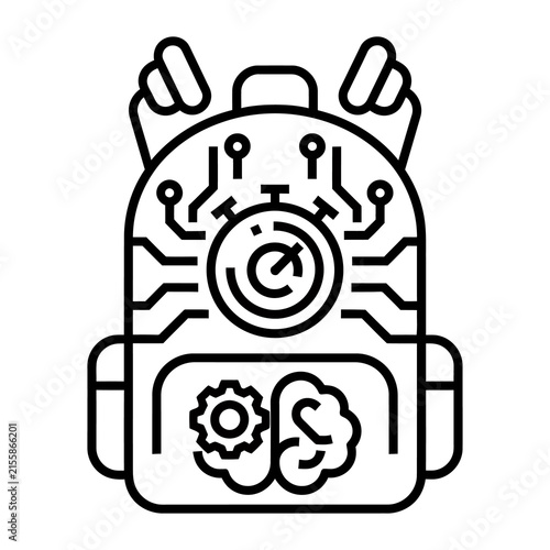 Minimalist avocado line art, creative rocket ship space illustration, black and white fruit doodle for coloring or logo design