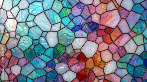 Close-up abstract art of colorful