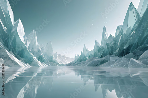 winter mountain landscape