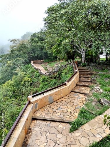 Sumidero Canyon in Chiapas mexico, boat tour, Canyon walls, lake, view point, photo stop, foggy