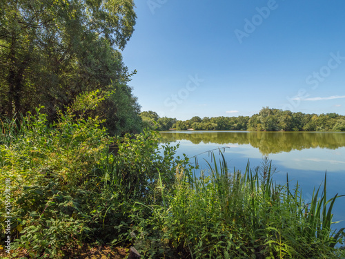Lovely July summers day at Shackerley Mere , Cheshire, UK