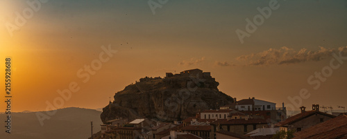 Atardecer en Gúdar durante el eclipse de agosto 2026