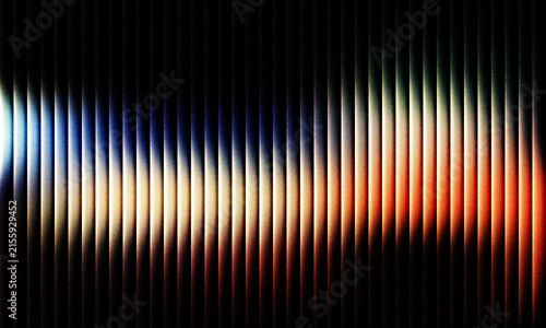 Obraz na plátně Abstract vertical stripes featuring glowing gradient colors and soft light transitions creating a modern digital background effect with high contrast and smooth texture for artistic designs