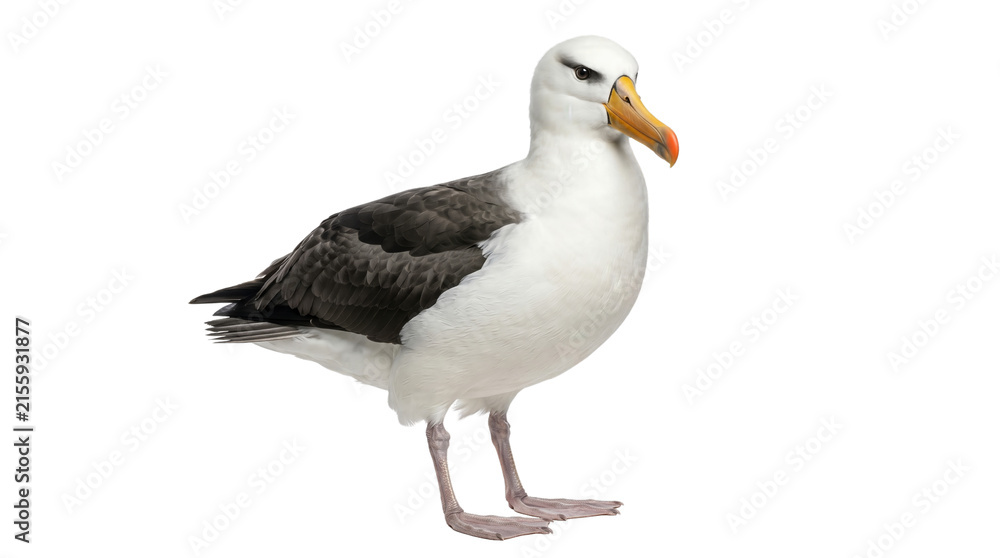 Fototapeta premium Campbell albatross oceanic seabird isolated on transparent background