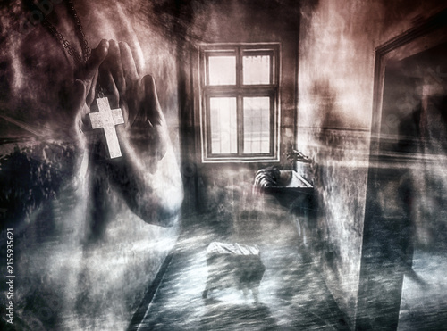 Bild auf Leinwand Prison Within The Mind Where Fear Becomes A Cage