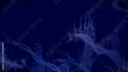 deep blue particle flow, data stream, network connection, futuristic, dna, research, health, data streams, network connections, technology, futuristic design, dna, health, string