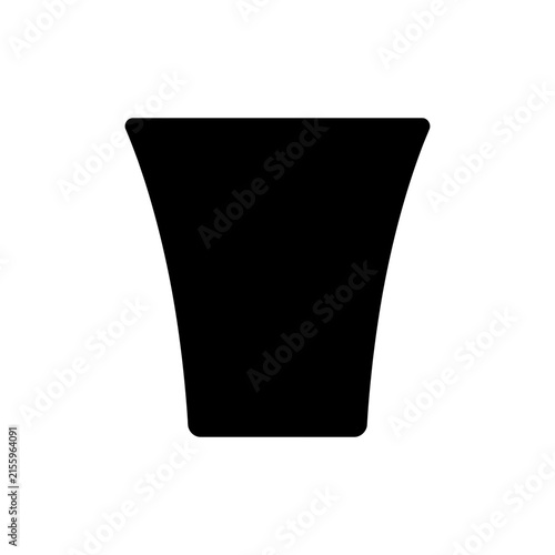 Black Funnel Icon Vector. Modern Graphic Symbol Simple Silhouette. Minimalist Arrow Shape Sign For Data Filtering. Business Trending Indicator. Editable EPS Illustration For Digital Design.