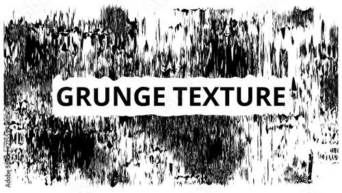 Black and White Grunge Texture Background with Vertical Brush Streak Pattern