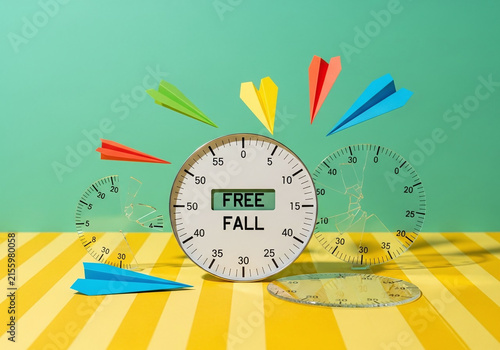 Conceptual Business Metaphor for Free Fall and Time Management