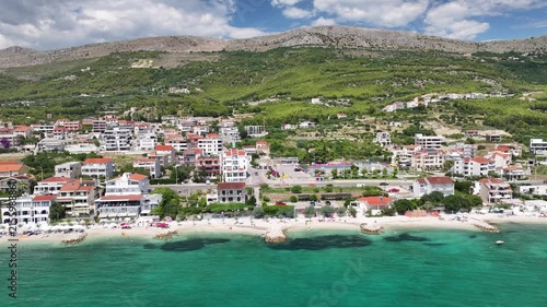 Aerial View Of Playground And Surroundings In Podstrana, Croatia