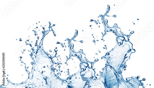 Water Splash Stream Isolated