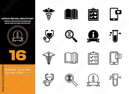 World Sexual Health Day Medical Education Counseling Health Info Graphics