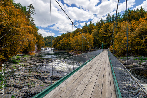 Bridge at Sainte-Anne River, Quebec, Canada