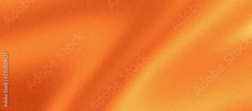 Warm orange gradient background with grainy noise texture. Vibrant wallpaper with blurred effect. Abstract sunset bokeh. Summer backdrop