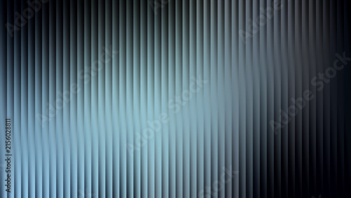 Bild auf Leinwand Black fractal gradient glass effect with ribbed vertical abstract background