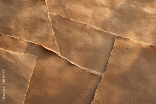 Kraft paper tear detail for sustainable product mockups  
Close composition highlighting tear fibers and paper thickness, optimized for sustainable product mockups and eco‑conscious marketing.
