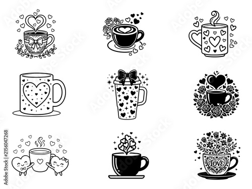 Valentine Coffee SVG