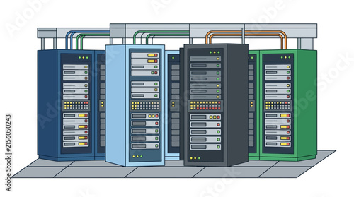 Server Racks Data Center Technology Network Servers Computer Hardware