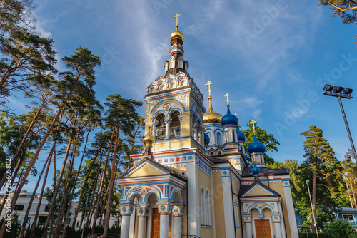 Quadro su tela Russian Orthodox Church of the Kazan Icon in Majori, Jurmala, Latvia