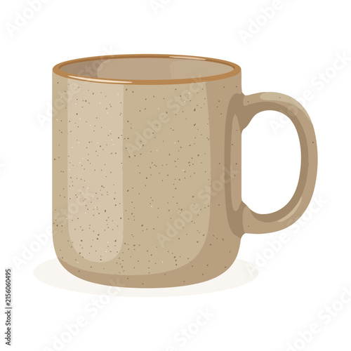 Speckled ceramic coffee mug