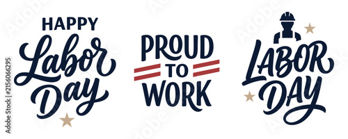 Принти на полотні Celebrating usa labor day honoring the social and economic achievements of ameri