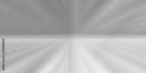 Abstract silver metallic background with radial grid pattern