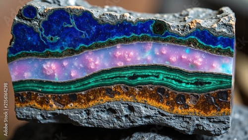Vibrant Polished Lapis Lazuli Texture