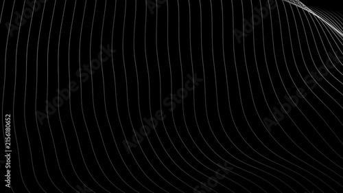 Animated particle strings background