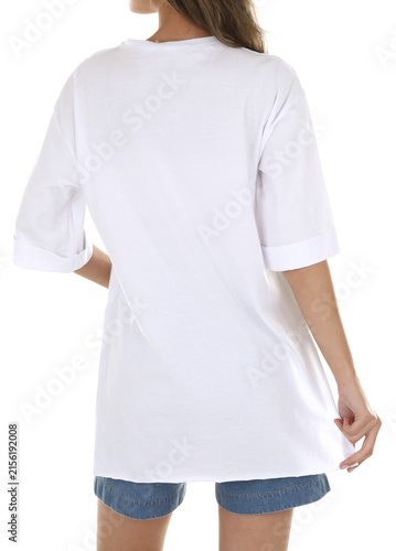 Canvas Print Fashion photoshoot in a studio with a white background for e-commerce