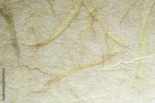 Golden Natural Fiber Handmade Paper Texture
