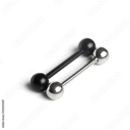 Black and silver barbell bo...